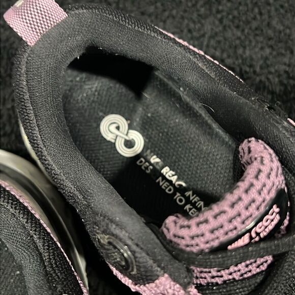 🔥🔥 NIKE React Infinity Run Flyknit 2 Violet Dust Women Sz 6.5 - PERFECT! - Picture 8 of 13